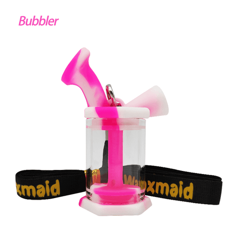 Waxmaid 3″ Silicone Glass Mini Bubbler