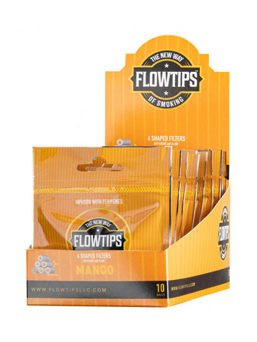 FLOWTIPS ® MANGO TERPENE FILTER TIPS (10-PACK)
