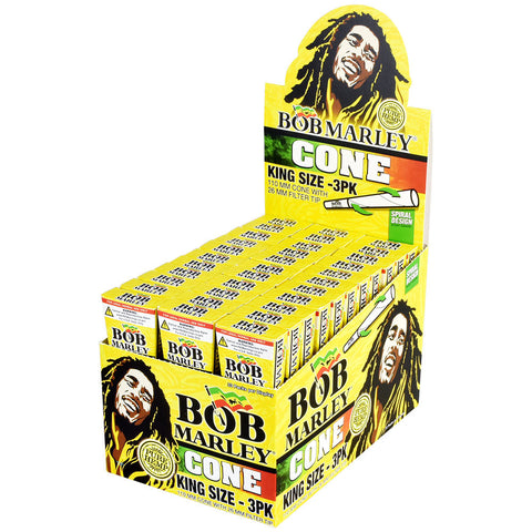 33PC DISP - Bob Marley Pre-Rolled Hemp Cones