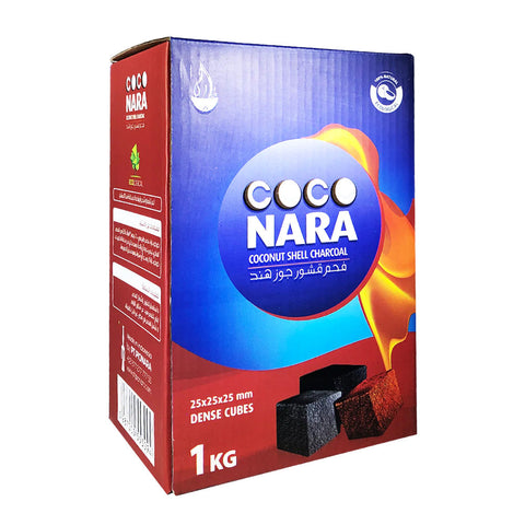 72PC BOX - Coco Nara Big Cube Hookah Charcoal - 25x25mm
