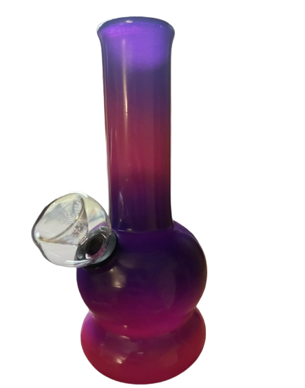 5” Soft Glass Net  Multi-Color Water Pipe Bong